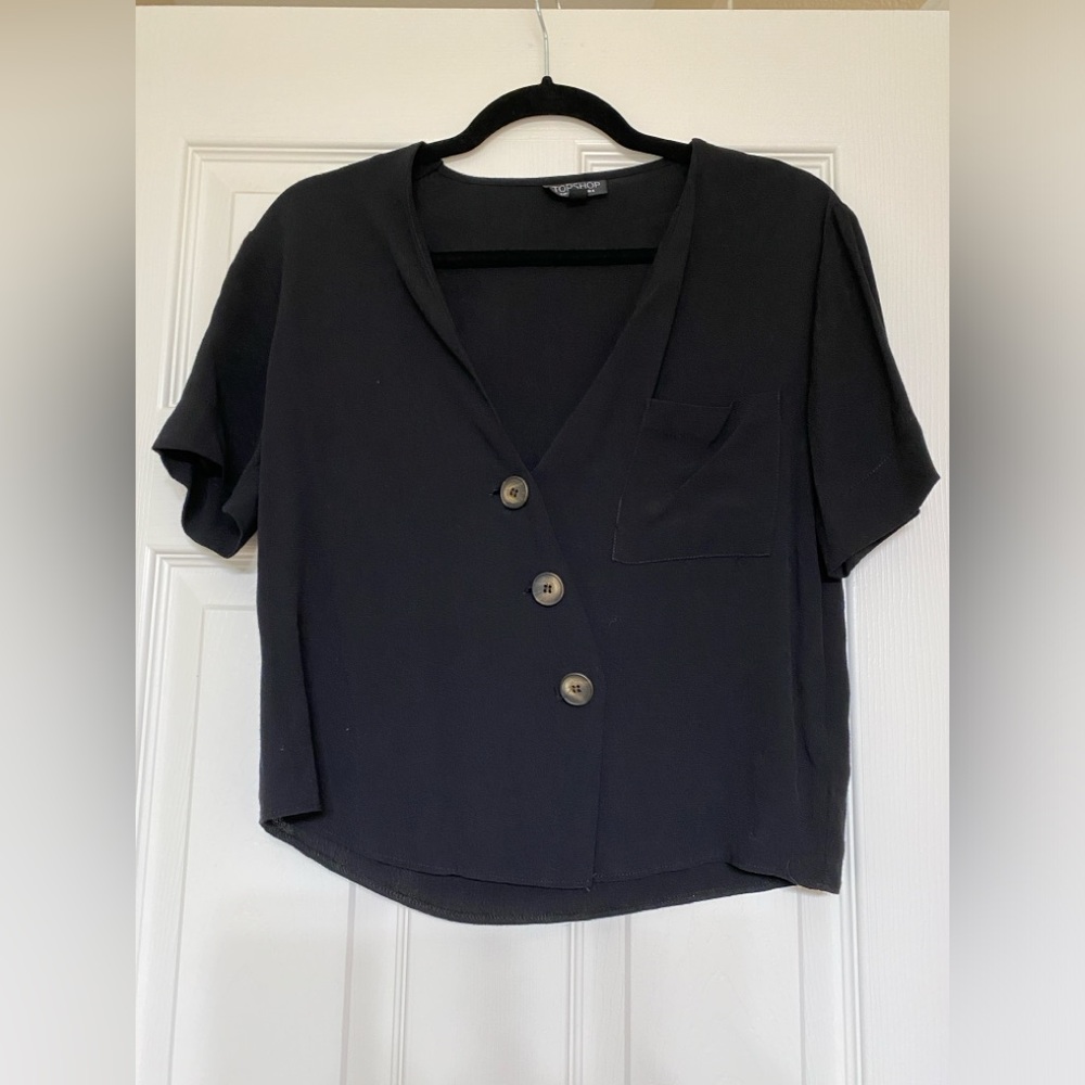 Black Topshop Blouse